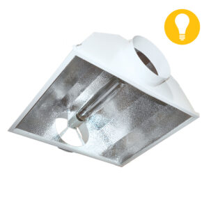 6'' Hinged Air-Cooled Reflector w/ flip open glass