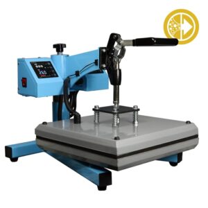 Bubble Magic 15''x15'' Manual Heat Press 40psi