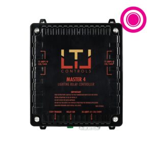 LTL MASTER 4 Four lighting relay controls, without timer  (120v & 240v Universal Plug)