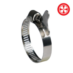 4'' S/S Duct Clamp w/ Butterfly Screw