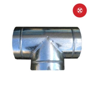 4''x4''x4'' 'T' Duct Connector
