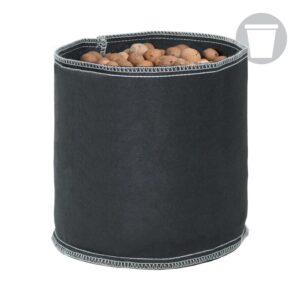 5 Gal Black Grow1 Fabric Pot