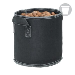 10 Gal Black Grow1 Fabric Pot (with handles)