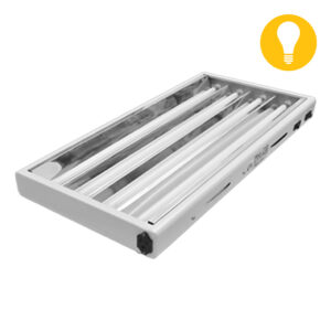 LuxStar T5 2' x 4 Bulb Fixture w/ Grow Bulbs