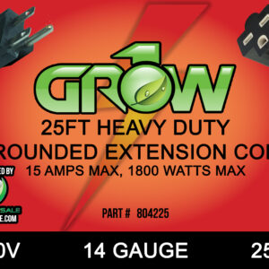 Grow1 240V Extension Cord 14 Gauge 25'