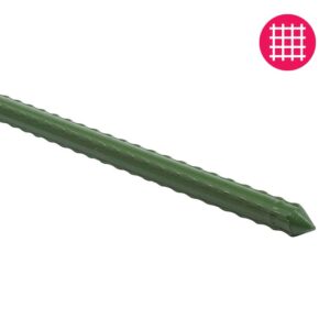 3' Steel Stake Plant Support - Green 20-pack - 5/16'' THIN