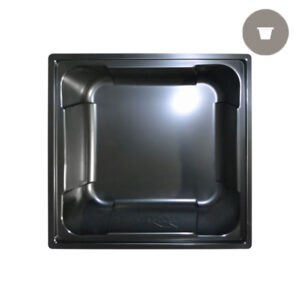 50 Gallon Black X-Trays Square Reservoir