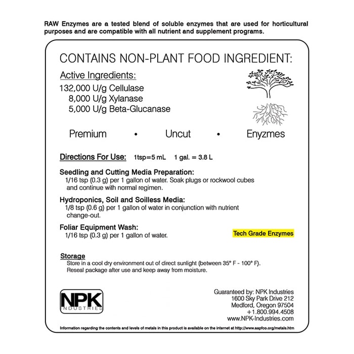 NPK RAW Enzymes 10lb - Image 2