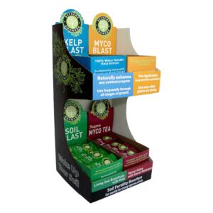 Supreme Growers Fully Stocked Retail Rack